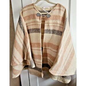 NWT LC Lauren Conrad Blush Neutral style poncho cape‎ size O/S